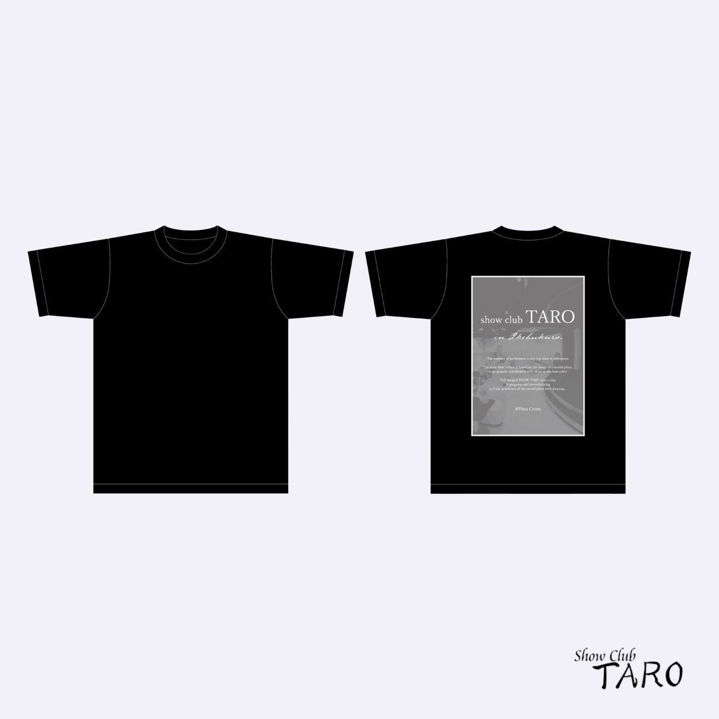 CLUB TARO BLACK-Tシャツ
